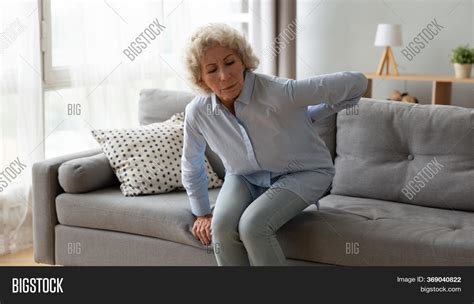Old Woman Gets Off Image And Photo Free Trial Bigstock
