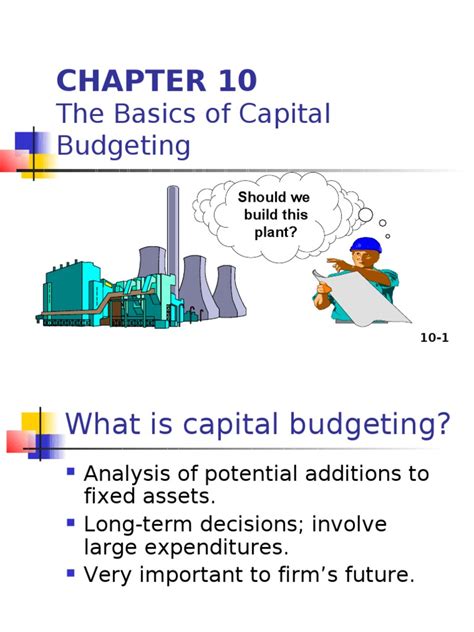 Basics Of Capital Budgeting Pdf Net Present Value Internal Rate