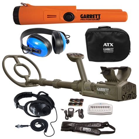 Garrett Atx Metal Detector With Pro Pointer At And Waterproof Headphones