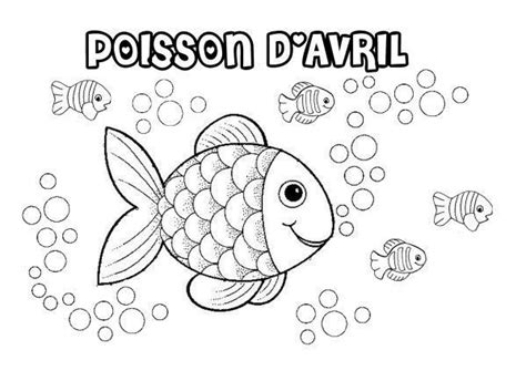 Coloriage Poisson Avril Page 2