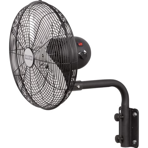 Yes, on the wall, in any direction. Ironton Oscillating Wall-Mounted Garage Fan — 14in., 1/30 ...