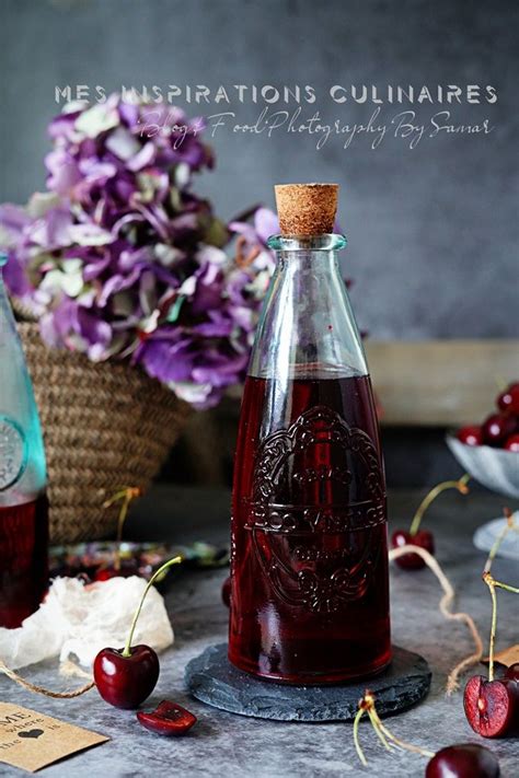 Sirop de cerises recette maison Le Blog cuisine de Samar
