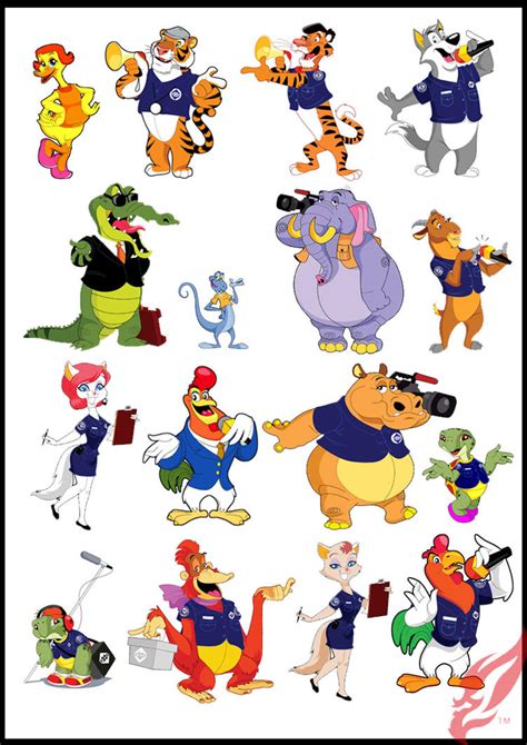 More Cartoon Characters by BongzBerry on DeviantArt