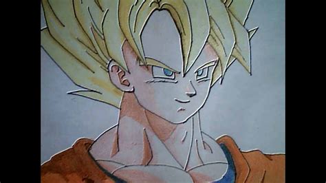 Como Dibujar A Goku Ssj Paso A Paso How To Draw Goku Ssj English