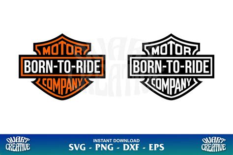 Born To Ride Harley Davidson Svg Gravectory