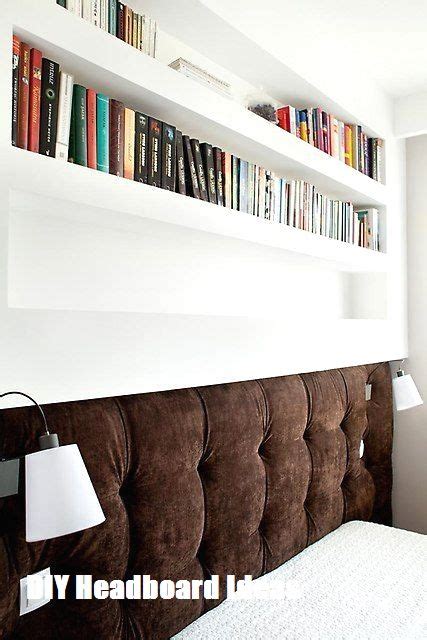 Ideas for headboards you can build on your own or a bit of help from your family. Make Your Own Headboard - DIY Headboard Ideas | Small apartment bedrooms, Bookshelves in bedroom ...