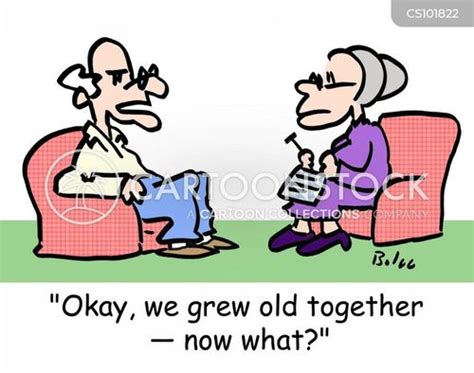 funny old couple cartoon