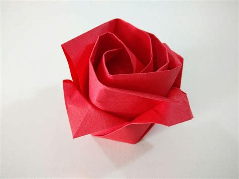 Como Hacer Una Rosa De Papel Flor De Origami Como Hacer Una Rosa