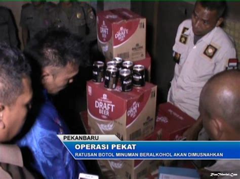 Ratusan Botol Minuman Beralkohol Akan Dimusnahkan