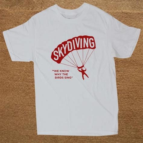 Brand Clothing Skydiving Parachute Skydiver Mens And Womens Retro T Shirt