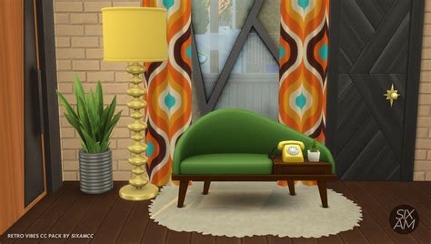 Retro Vibes Cc Pack The Sims 4 Build Buy Curseforge