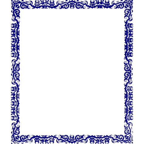 Blue Border Design Png Svg Clip Art For Web Download Clip Art Png
