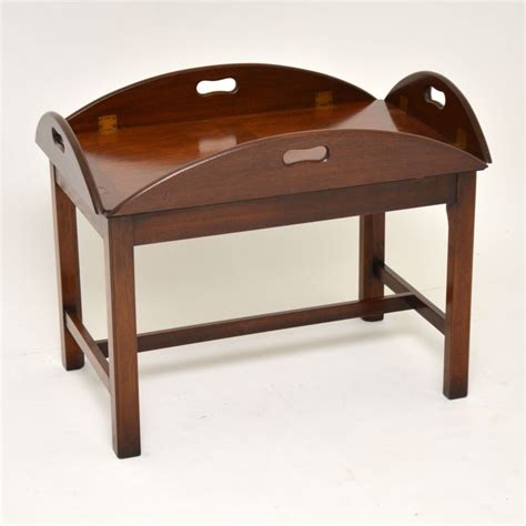 Antique Mahogany Butlers Tray Coffee Table Marylebone Antiques