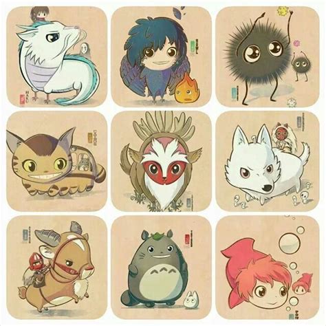 Kawaii ♥ Studio Ghibli Characters Studio Ghibli Art Studio Ghibli