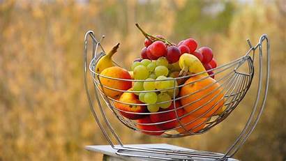 Fruit Basket Wallpapers Mix Orange Background Berry