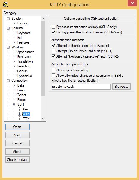 Windows Putty Mit Konfigurationdatei Putty Portable Andys Blog