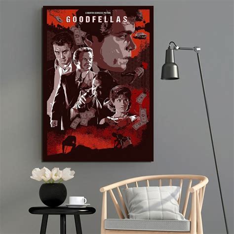 Goodfellas Movie Poster Canvas Painting Wall Art Poster Home Etsy