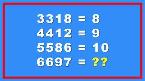 Math Puzzles With Answers Only Genius Can Answer Part 3 Youtube