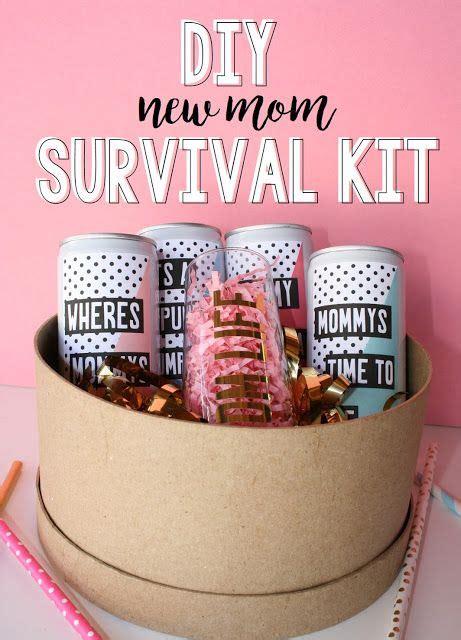 New Mom T With Cricut Free File Mom Survival Kit New Mom Survival Kit Ts For New