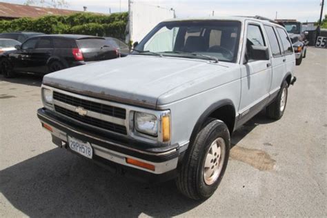 1991 Chevrolet S 10 Blazer 4x4 Automatic 6 Cylinder No Reserve For Sale