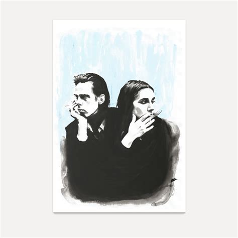 Poster Nick Cave And Pj Harvey De Francisca Braga Colab55