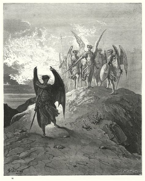 Illustration By Gustave Dore For Miltons Paradise Lost 651047