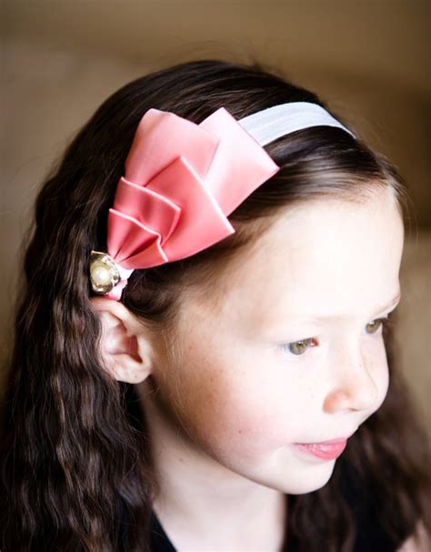 Ribbon Headband Rose Ribbon Simplistic Design Headband For Etsy