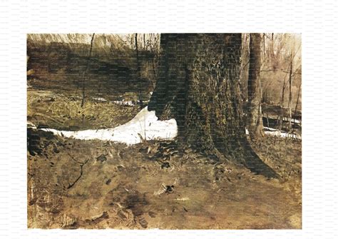 Andrew Wyeth Book Print Snow Shoe 1968