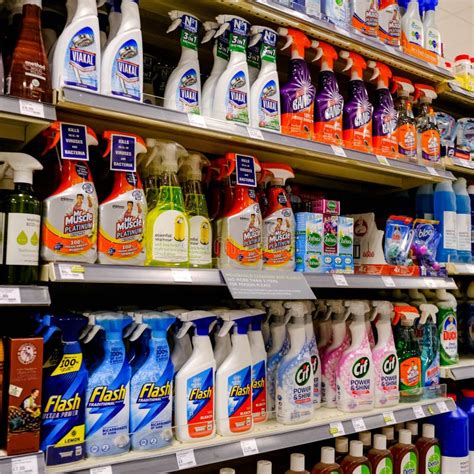 Selection Of Household And Domestic Cleaning Products Editorial