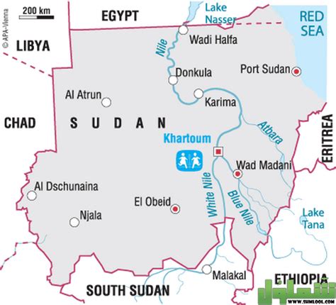 خريطة شائعة ومفيدة للمعلمين والطلاب على حد سواء. صور خريطة السودان والدول المجاورة بالتفصيل - موقع شملول