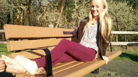 Watch The Super Cute Winter Get Her Shoes Removed And Her Bare Feet Tickled In The Park This