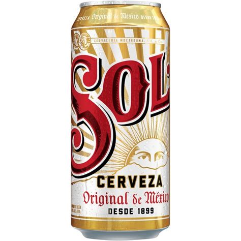 Sol Cerveza Mexican Import Beer Can 16 Oz Instacart