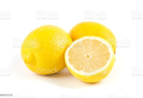 Lemon Cross Section Stock Photo Download Image Now Cut Out Lemon
