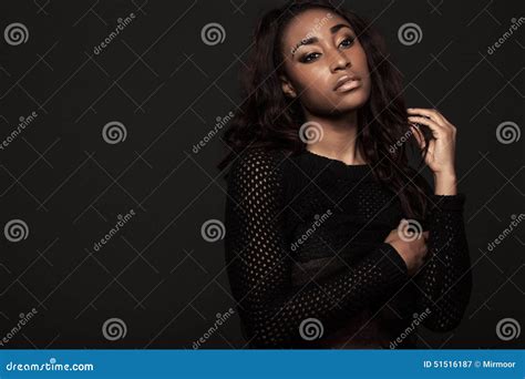 Beautiful African American Fashion Model Stock Image Image Of Ethnic