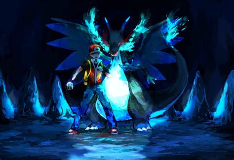 Pokemon Mega Charizard Y Charizard Biru Wallpaper Hd Pxfuel The Best