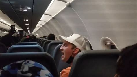 Video Of Man Duct Taped To Plane Seat After Groping Flight Attendants’ Breasts Au