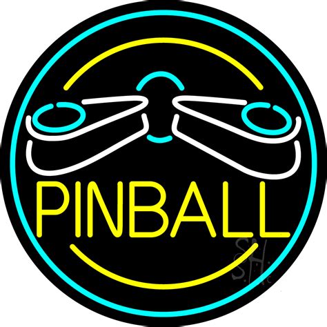 Pinball Logo Led Neon Sign Pinball Neon Signs Everything Neon