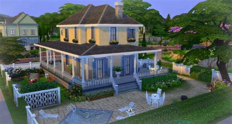 Tradition Base Game House From Luniversims • Sims 4 Downloads