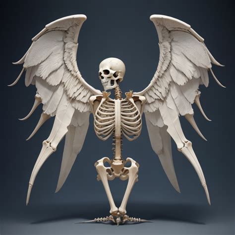 Artstation Bone Wings With Skeleton