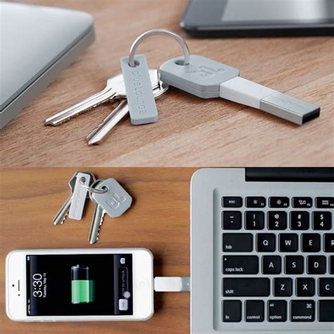 Kii Iphone Keychain Charger By Bluelounge Petagadget