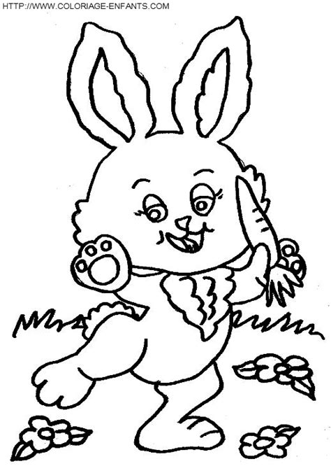 Coloriage lapins, déjà 2206 fois imprimés