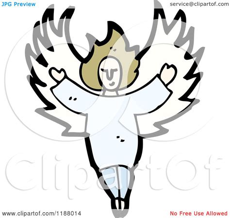 Cartoon Of An Angel Royalty Free Vector Illustration By