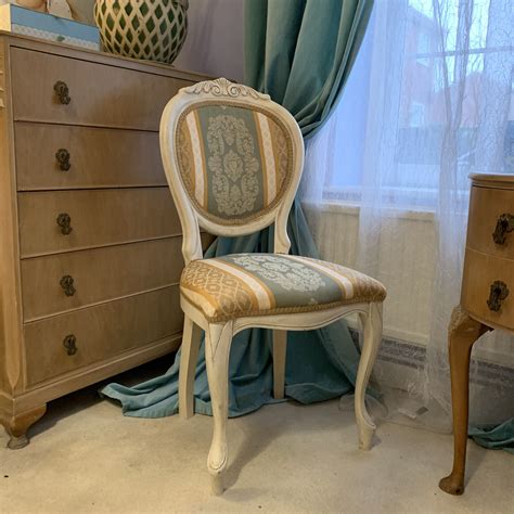 Louis Style Chair Occasional Bedroom Chair Etsy Uk