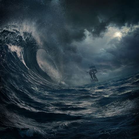 Stormy Sea C Adam Andrearczyk Ocean Painting Ship Paintings Ocean