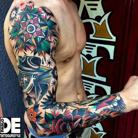 Erstaunliche Ärmel Tattoos 2018 für Manner Traditionelle