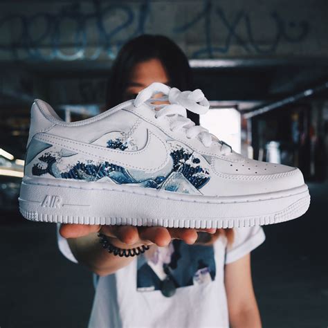 Fully Hand Painted Recreation Of The Great Waves Off Kanagawa By