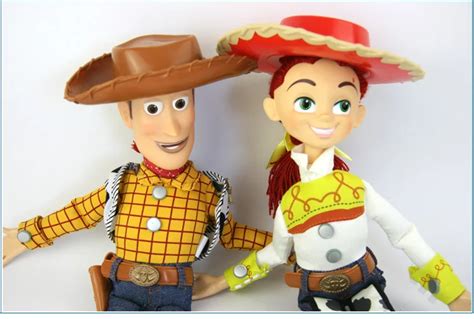 Pixar Toy Story 3 Talking Woody Talking Jessie Doll Plush Andy English Pvc Action Figure