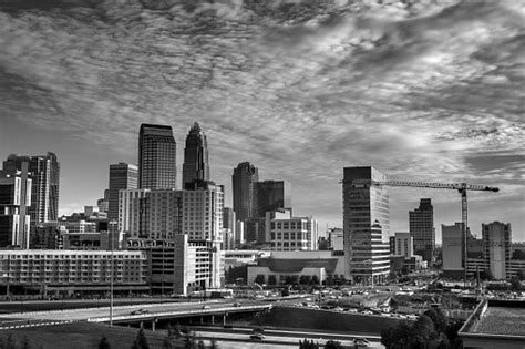 Urban Skyline On A Sunny Fall Morning Stock Photo Download Image Now