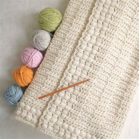 Simple Textured Crochet Blanket Pattern - Crochet Life