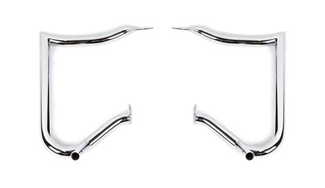 Factory 47 Anarchy Rear Bag Guards Chrome Touring 97 23 Rush Bikes
